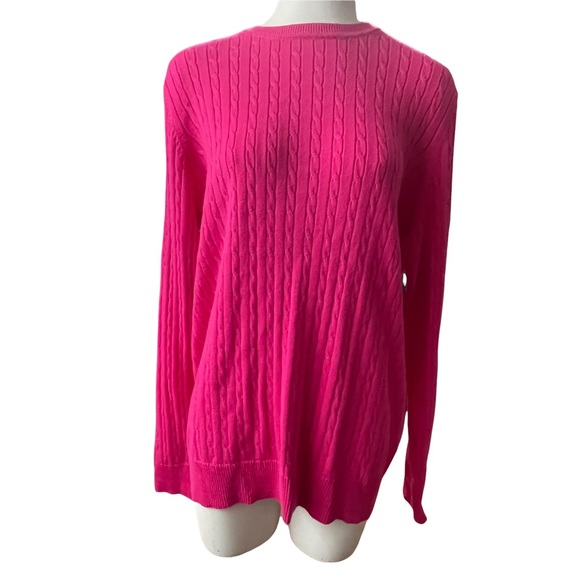 Kim Rogers Tops - Kim Rogers pink sweatshirt size L